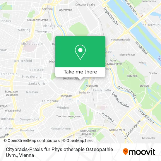 Citypraxis-Praxis für Physiotherapie Osteopathie Uvm. map