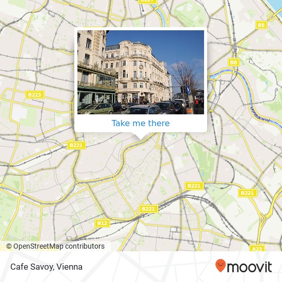 Cafe Savoy map