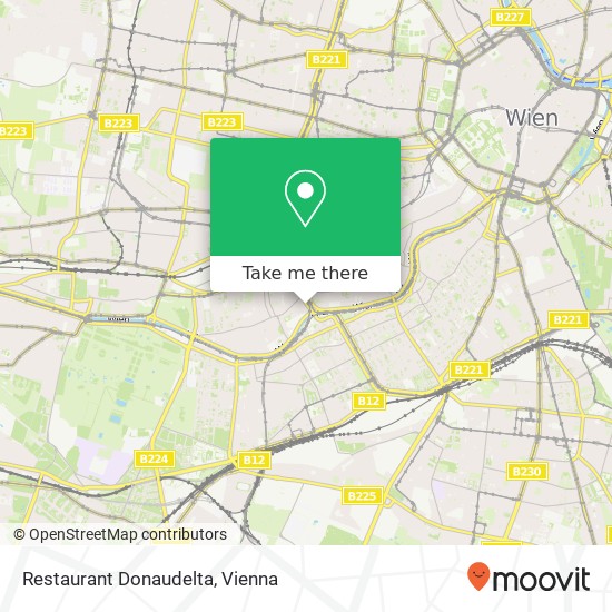 Restaurant Donaudelta map