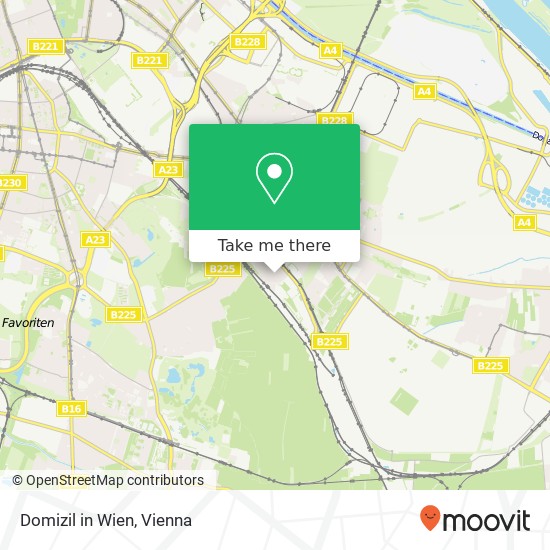 Domizil in Wien map