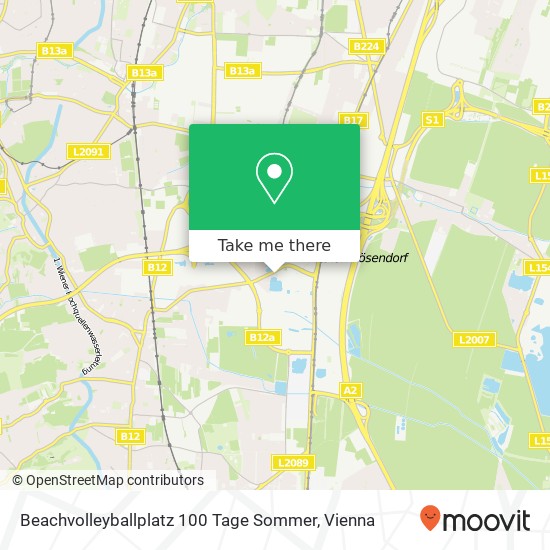 Beachvolleyballplatz 100 Tage Sommer map