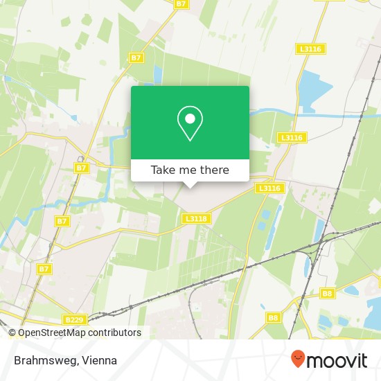 Brahmsweg map