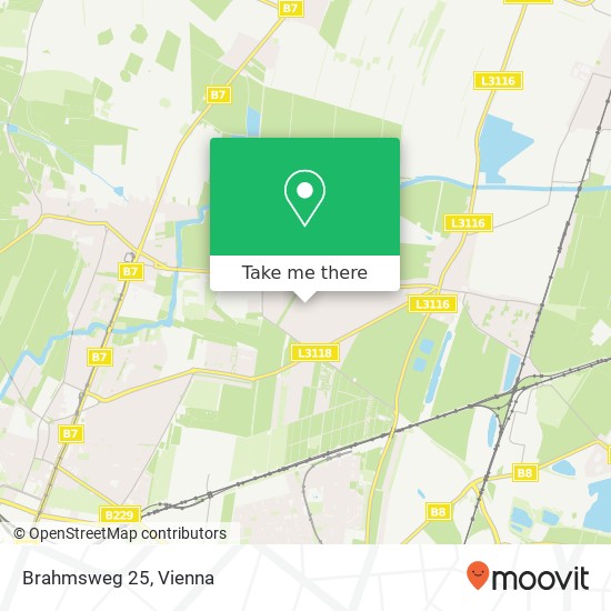 Brahmsweg 25 map
