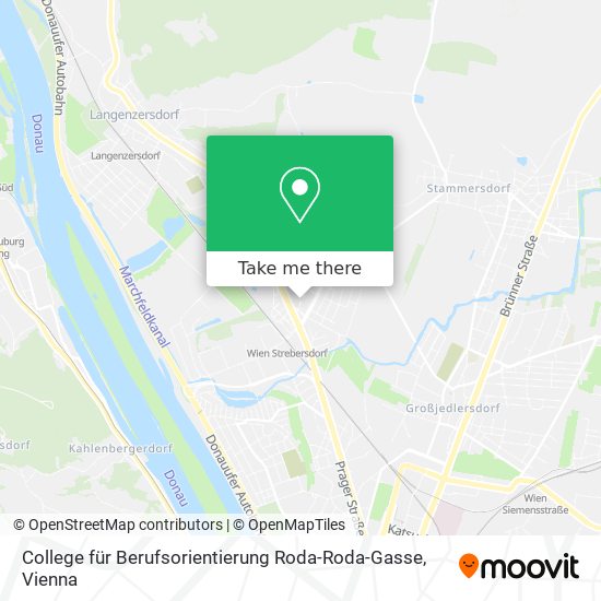 College für Berufsorientierung Roda-Roda-Gasse map