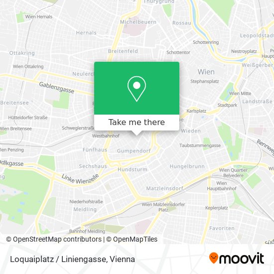 Loquaiplatz / Liniengasse map