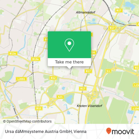 Ursa däMmsysteme Austria GmbH map