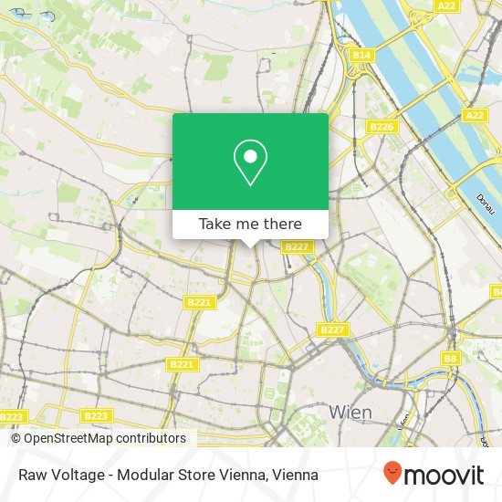 Raw Voltage - Modular Store Vienna map