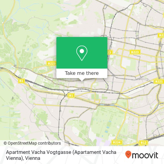 Apartment Vacha Vogtgasse (Apartament Vacha Vienna) map