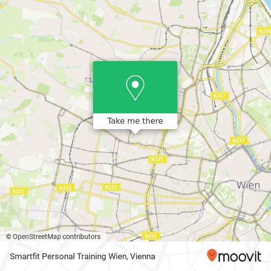 Smartfit Personal Training Wien map