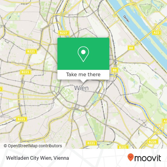 Weltladen City Wien map