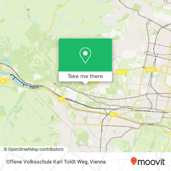 Offene Volksschule Karl Toldt Weg map