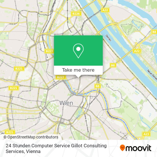 24 Stunden Computer Service Gillot Consulting Services map