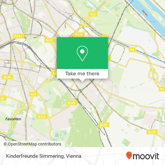 Kinderfreunde Simmering map