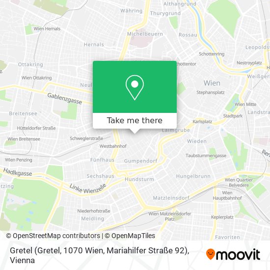 Gretel (Gretel, 1070 Wien, Mariahilfer Straße 92) map