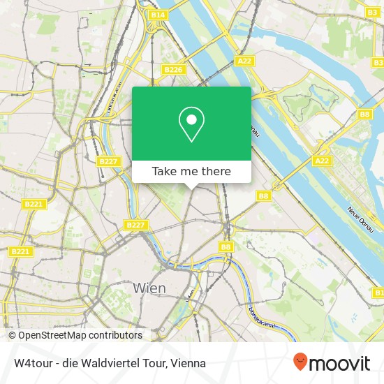 W4tour - die Waldviertel Tour map