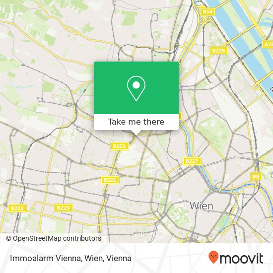 Immoalarm Vienna, Wien map