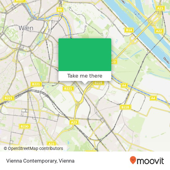 Vienna Contemporary map