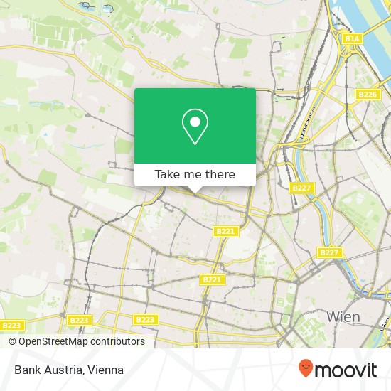 Bank Austria map