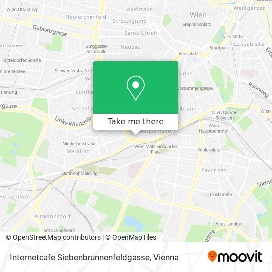 Internetcafe Siebenbrunnenfeldgasse map