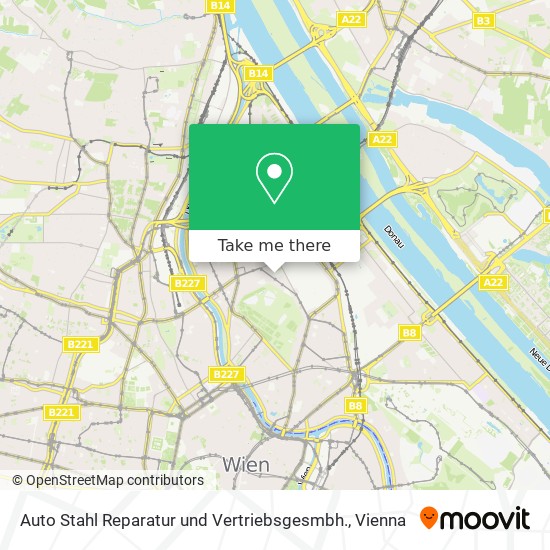 Auto Stahl Reparatur und Vertriebsgesmbh. map