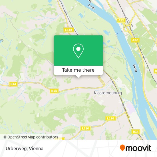 Urberweg map