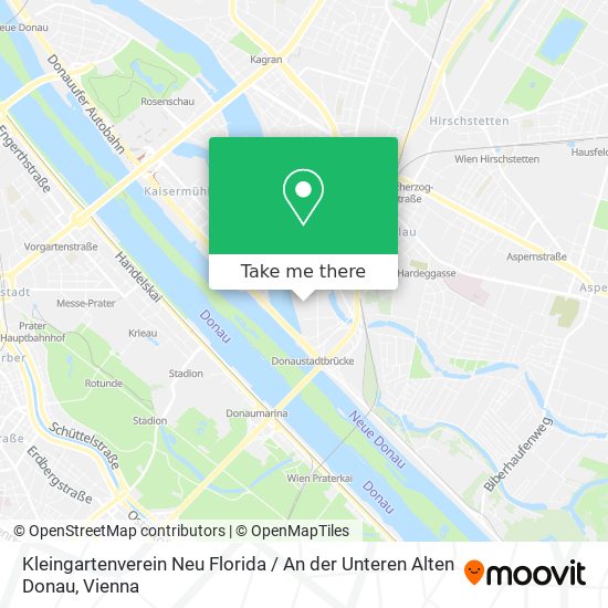 Kleingartenverein Neu Florida / An der Unteren Alten Donau map