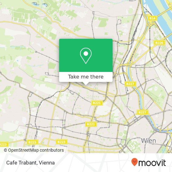 Cafe Trabant map