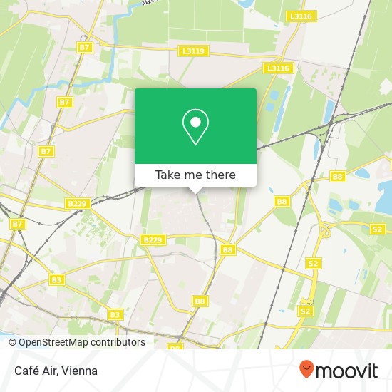 Café Air map