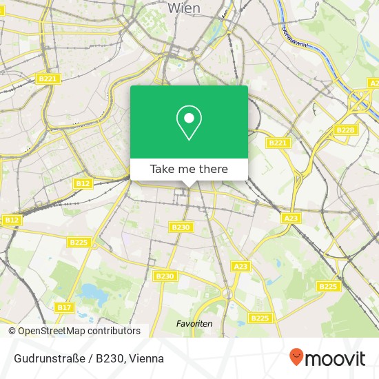 Gudrunstraße / B230 map