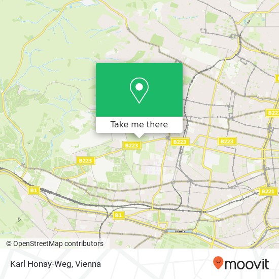 Karl Honay-Weg map