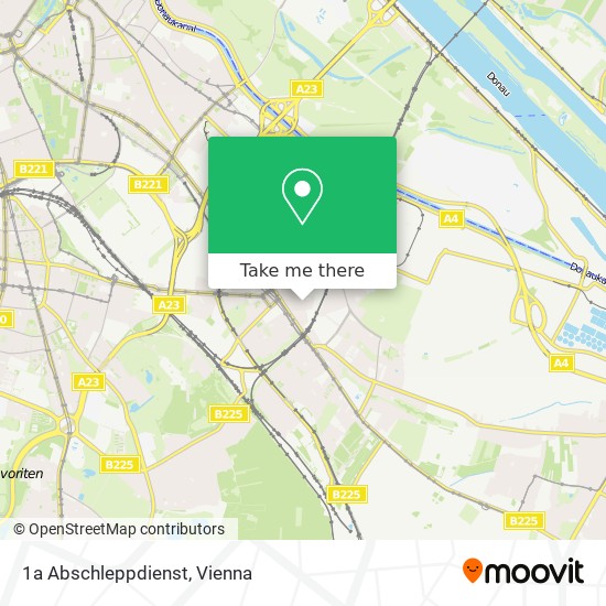 1a Abschleppdienst map