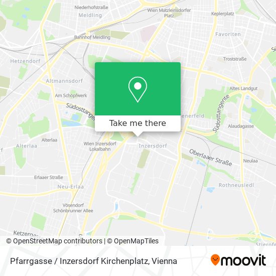 Pfarrgasse / Inzersdorf Kirchenplatz map