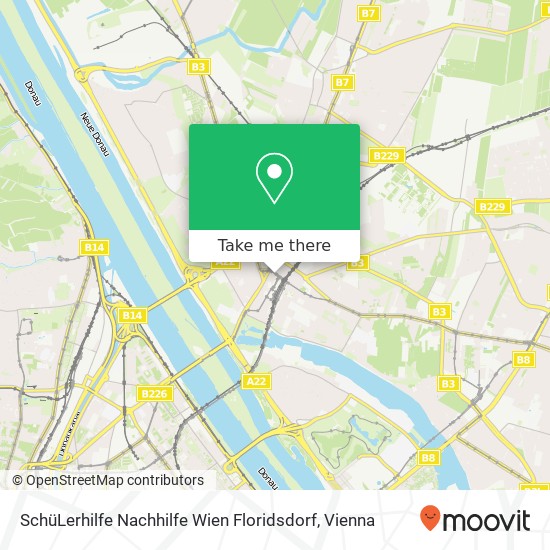 SchüLerhilfe Nachhilfe Wien Floridsdorf map