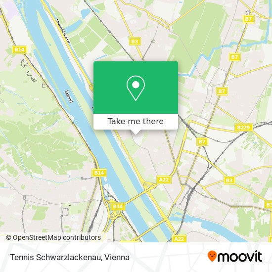 Tennis Schwarzlackenau map