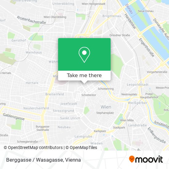 Berggasse / Wasagasse map