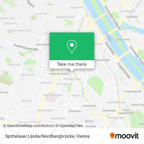 Spittelauer Lände / Nordbergbrücke map