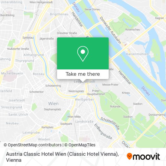 Austria Classic Hotel Wien (Classic Hotel Vienna) map