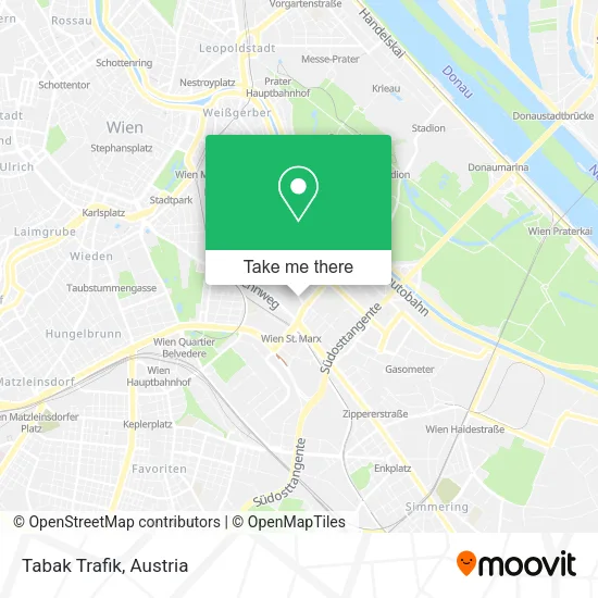 Tabak Trafik map