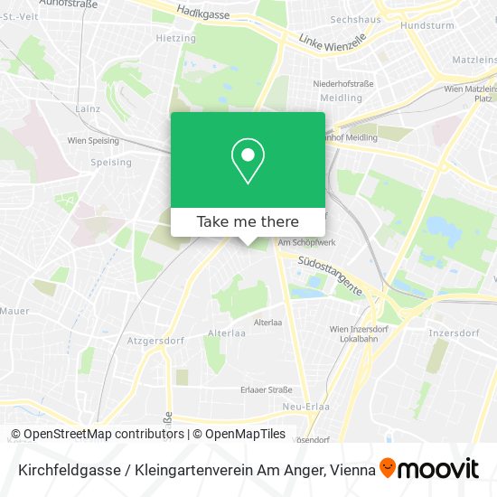 Kirchfeldgasse / Kleingartenverein Am Anger map