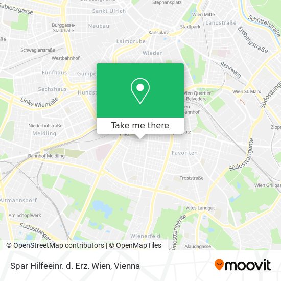 Spar Hilfeeinr. d. Erz. Wien map