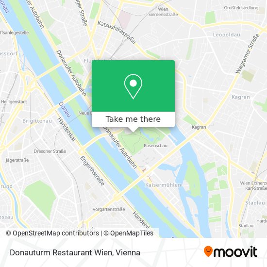 Donauturm Restaurant Wien map
