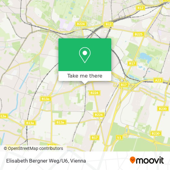 Elisabeth Bergner Weg/U6 map