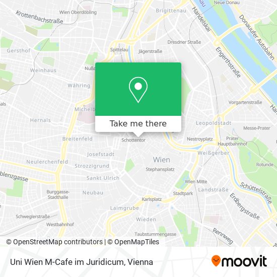 Uni Wien M-Cafe im Juridicum map