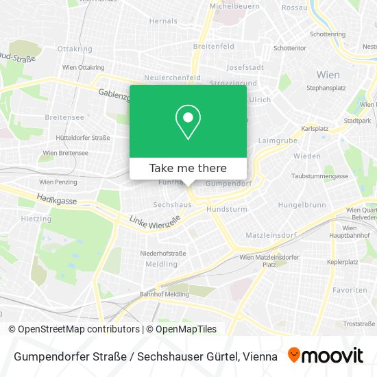 Gumpendorfer Straße / Sechshauser Gürtel map