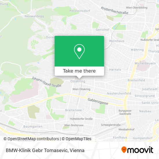 BMW-Klinik Gebr Tomasevic map