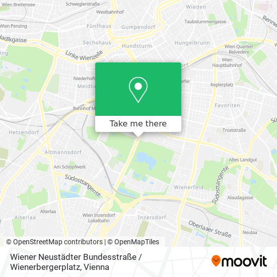 Wiener Neustädter Bundesstraße / Wienerbergerplatz map