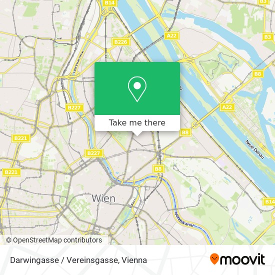 Darwingasse / Vereinsgasse map