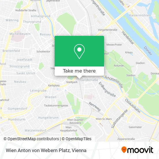 Wien Anton von Webern Platz map