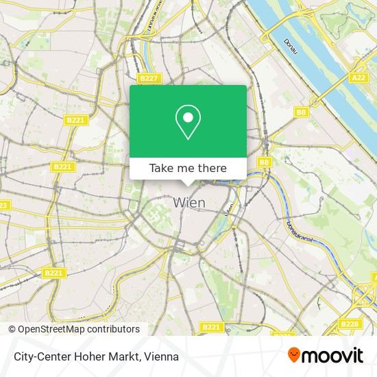 City-Center Hoher Markt map