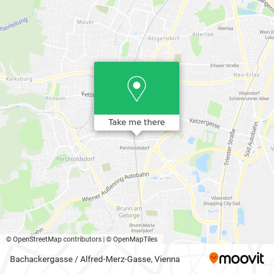 Bachackergasse / Alfred-Merz-Gasse map